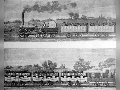 George Stephenson - The Railway Locomotive 1814 - britishheritage.org