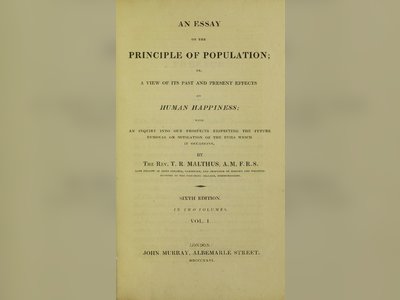 Thomas Robert Malthus - The Population Growth Trap, 1798 - britishheritage.org