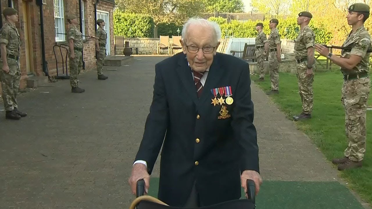 Captain Tom -  The 100 year-old Hero - britishheritage.org