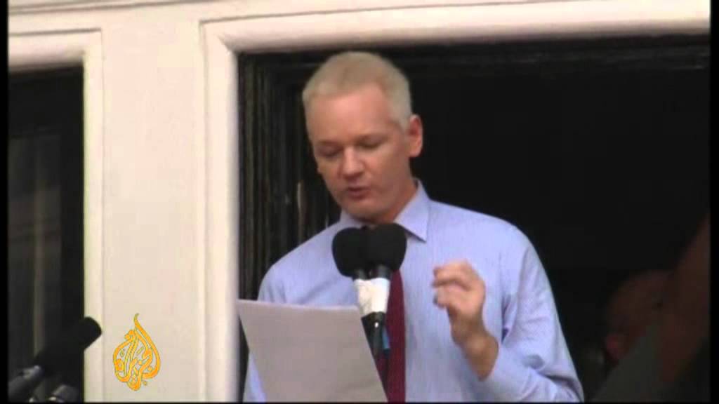 Julian Assange: Ecuador Embassy Balcony Speech, 2012 - britishheritage.org