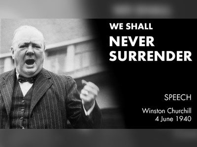 Winston Churchill:  "We shall fight on the beaches" - britishheritage.org